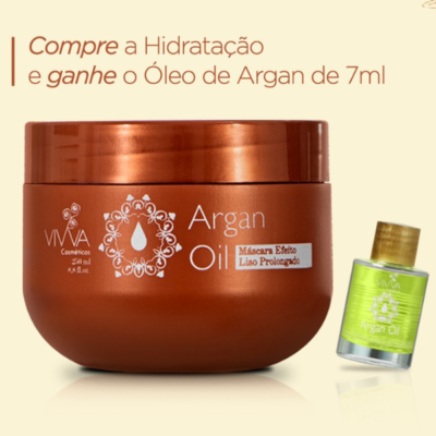 Hidratação+Óleo de Argan Grátis